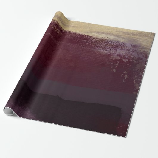 Modern Abstract Cadeaupapier (Uitgerold)