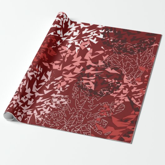 Modern Abstract Cadeaupapier (Uitgerold)