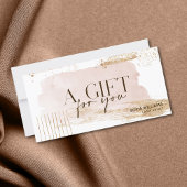 Modern Abstract Certificaat Gift Kaart