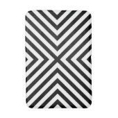 Modern Abstract Chevron Pattern Badmat (Voorkant Verticaal)