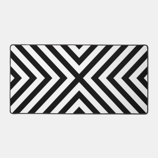 Modern Abstract Chevron Pattern Bureaumat (Voorkant)