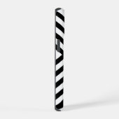 Modern Abstract Chevron Pattern iPhone 15 Case (Rechterkant)