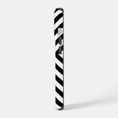 Modern Abstract Chevron Pattern iPhone 15 Case (Linkerkant)