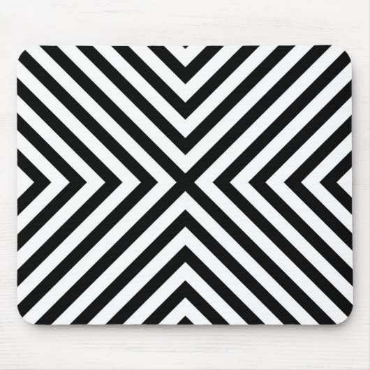 Modern Abstract Chevron Pattern Muismat (Voorkant)