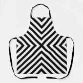 Modern Abstract Chevron Pattern Schort (Voorkant)