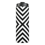 Modern Abstract Chevron Pattern Thermosbeker (Voorkant)