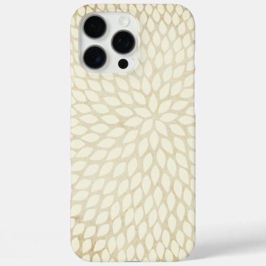 Modern Abstract Chrysanthemum bloemenpatroon Case-Mate iPhone Case (Achterkant)