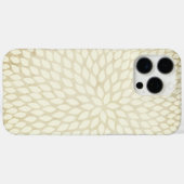 Modern Abstract Chrysanthemum bloemenpatroon Case-Mate iPhone Case (Achterkant (horizontaal))
