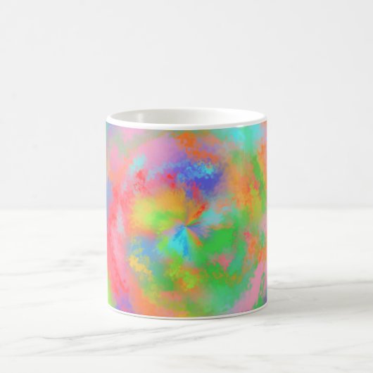 MODERN ABSTRACT COLORFUL RAINBOW KOFFIEMOK (Center)