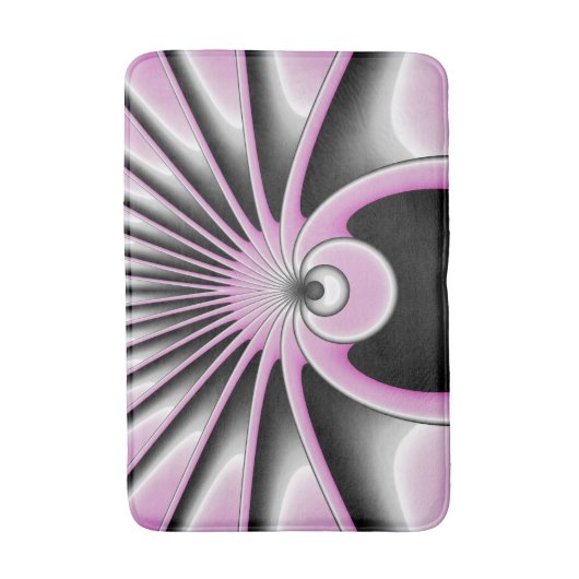 Modern Abstract Crazy Fractal Art Pattern Badmat (Voorkant Verticaal)