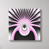 Modern Abstract Crazy Fractal Art Pattern Canvas Afdruk (Voorkant)