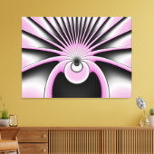 Modern Abstract Crazy Fractal Art Pattern Canvas Afdruk (Insitu (Woonkamer))
