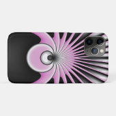 Modern Abstract Crazy Fractal Art Pattern Case-Mate iPhone Case (Achterkant (horizontaal))
