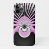 Modern Abstract Crazy Fractal Art Pattern Case-Mate iPhone Case (Achterkant)