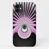 Modern Abstract Crazy Fractal Art Pattern Case-Mate iPhone Case (Achterkant)
