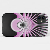 Modern Abstract Crazy Fractal Art Pattern Case-Mate iPhone Case (Achterkant (horizontaal))