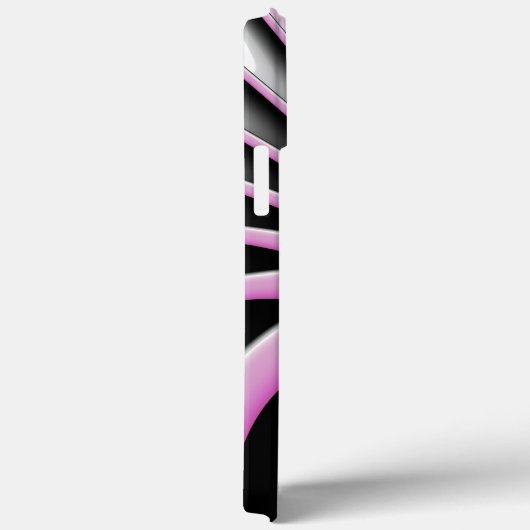 Modern Abstract Crazy Fractal Art Pattern Case-Mate iPhone Case (Achterkant / Rechts)