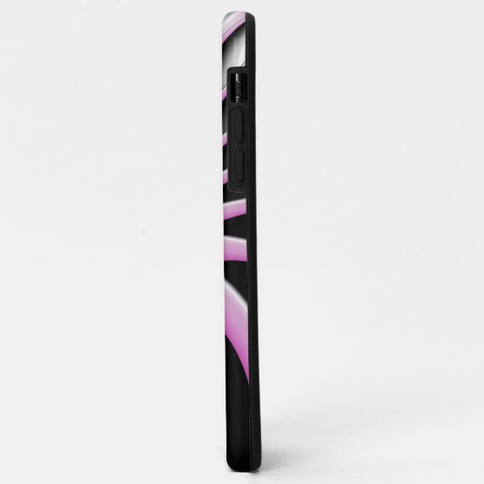 Modern Abstract Crazy Fractal Art Pattern Case-Mate iPhone Case (Achterkant/links)