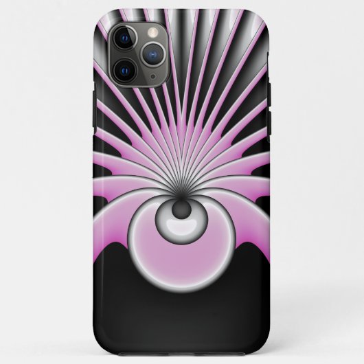 Modern Abstract Crazy Fractal Art Pattern Case-Mate iPhone Case (Achterkant)
