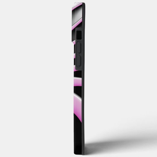 Modern Abstract Crazy Fractal Art Pattern Case-Mate iPhone Case (Achterkant / Links)