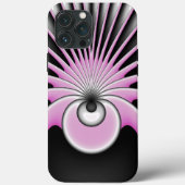 Modern Abstract Crazy Fractal Art Pattern Case-Mate iPhone Case (Achterkant)