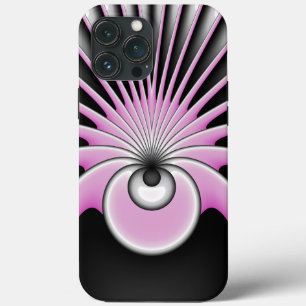 Modern Abstract Crazy Fractal Art Pattern Case-Mate iPhone Case