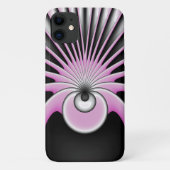 Modern Abstract Crazy Fractal Art Pattern Case-Mate iPhone Case (Achterkant)