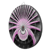 Modern Abstract Crazy Fractal Art Pattern Dartbord (Voorkant Rechts)
