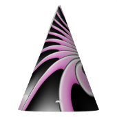 Modern Abstract Crazy Fractal Art Pattern Feesthoedjes (Links)