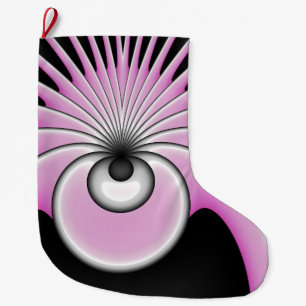 Modern Abstract Crazy Fractal Art Pattern Grote Kerstsok