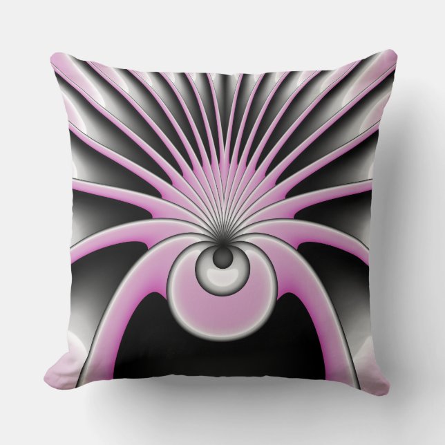 Modern Abstract Crazy Fractal Art Pattern Kussen (Voorkant)