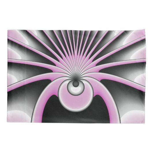 Modern Abstract Crazy Fractal Art Pattern Kussensloop (Achterkant)