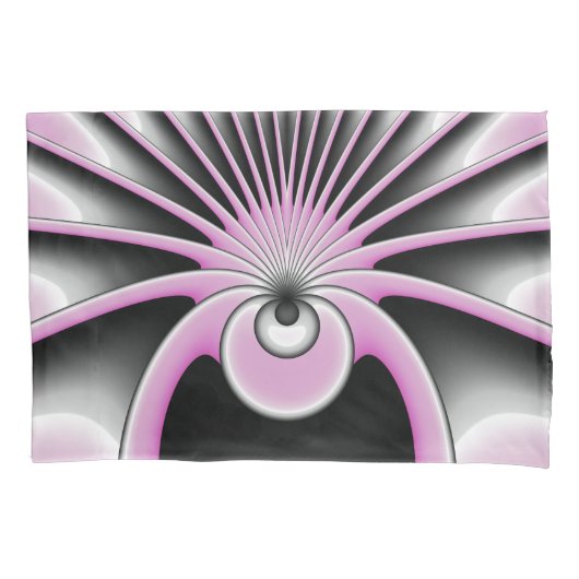 Modern Abstract Crazy Fractal Art Pattern Kussensloop (Voorkant)