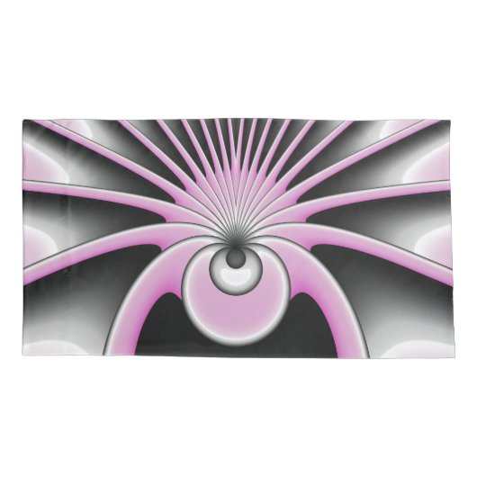 Modern Abstract Crazy Fractal Art Pattern Kussensloop (Achterkant)