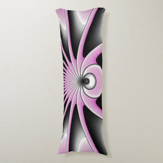 Modern Abstract Crazy Fractal Art Pattern Lichaamskussen (Voorkant Verticaal)