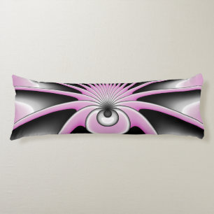 Modern Abstract Crazy Fractal Art Pattern Lichaamskussen