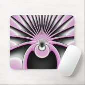 Modern Abstract Crazy Fractal Art Pattern Muismat (Met muis)