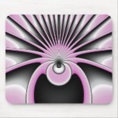 Modern Abstract Crazy Fractal Art Pattern Muismat (Voorkant)