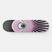 Modern Abstract Crazy Fractal Art Pattern Persoonlijk Skateboard (Horizontaal)
