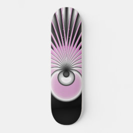 Modern Abstract Crazy Fractal Art Pattern Persoonlijk Skateboard