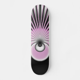Modern Abstract Crazy Fractal Art Pattern Persoonlijk Skateboard