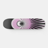 Modern Abstract Crazy Fractal Art Pattern Persoonlijk Skateboard (Horizontaal)
