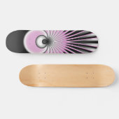 Modern Abstract Crazy Fractal Art Pattern Persoonlijk Skateboard (Horizontaal)