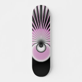 Modern Abstract Crazy Fractal Art Pattern Persoonlijk Skateboard