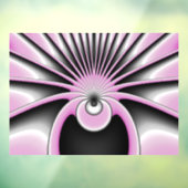 Modern Abstract Crazy Fractal Art Pattern Raamsticker (Vel 3)