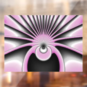 Modern Abstract Crazy Fractal Art Pattern Raamsticker (Vel 2)