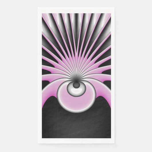 Modern Abstract Crazy Fractal Art Pattern Servet (Voorkant)