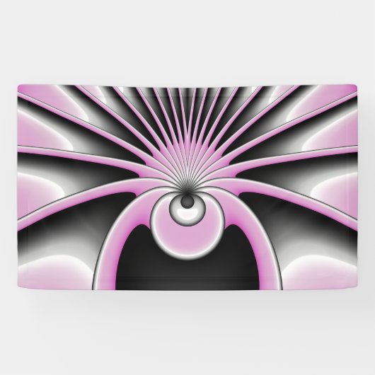 Modern Abstract Crazy Fractal Art Pattern Spandoek (Horizontaal)