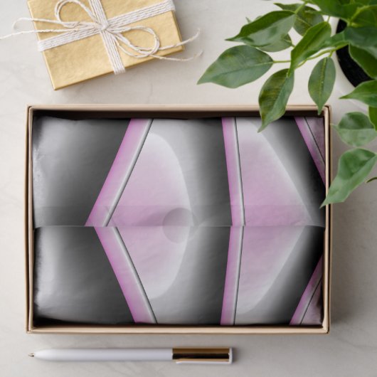 Modern Abstract Crazy Fractal Art Pattern Tissuepapier (Geschenk)