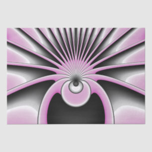 Modern Abstract Crazy Fractal Art Pattern Tissuepapier